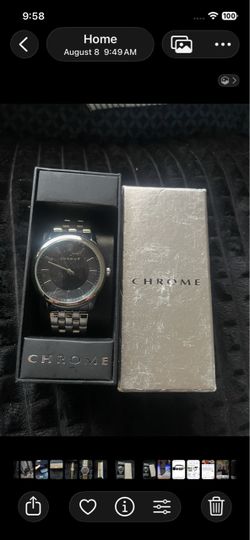 Chrome watch