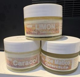 Natural creams, no chemicals.