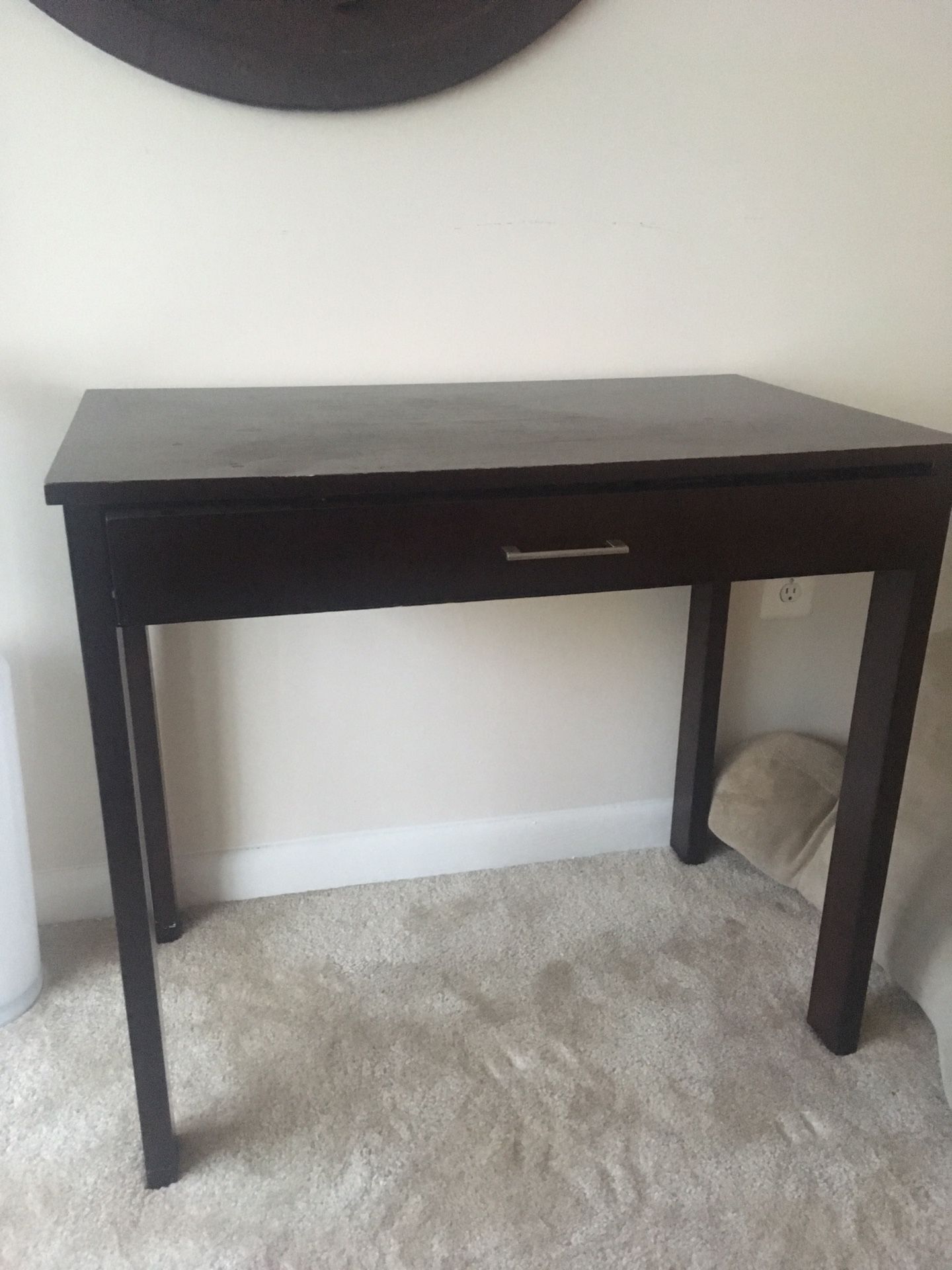 Desk with draw