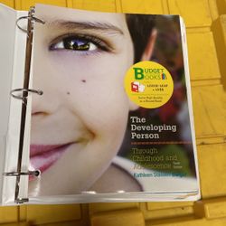 The Developing Person Through Childhood