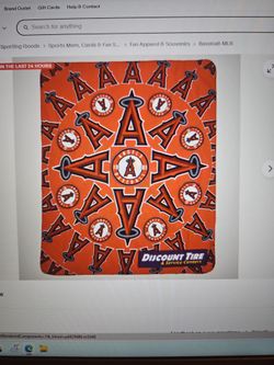 New LAA Angel's Baseball Blanket