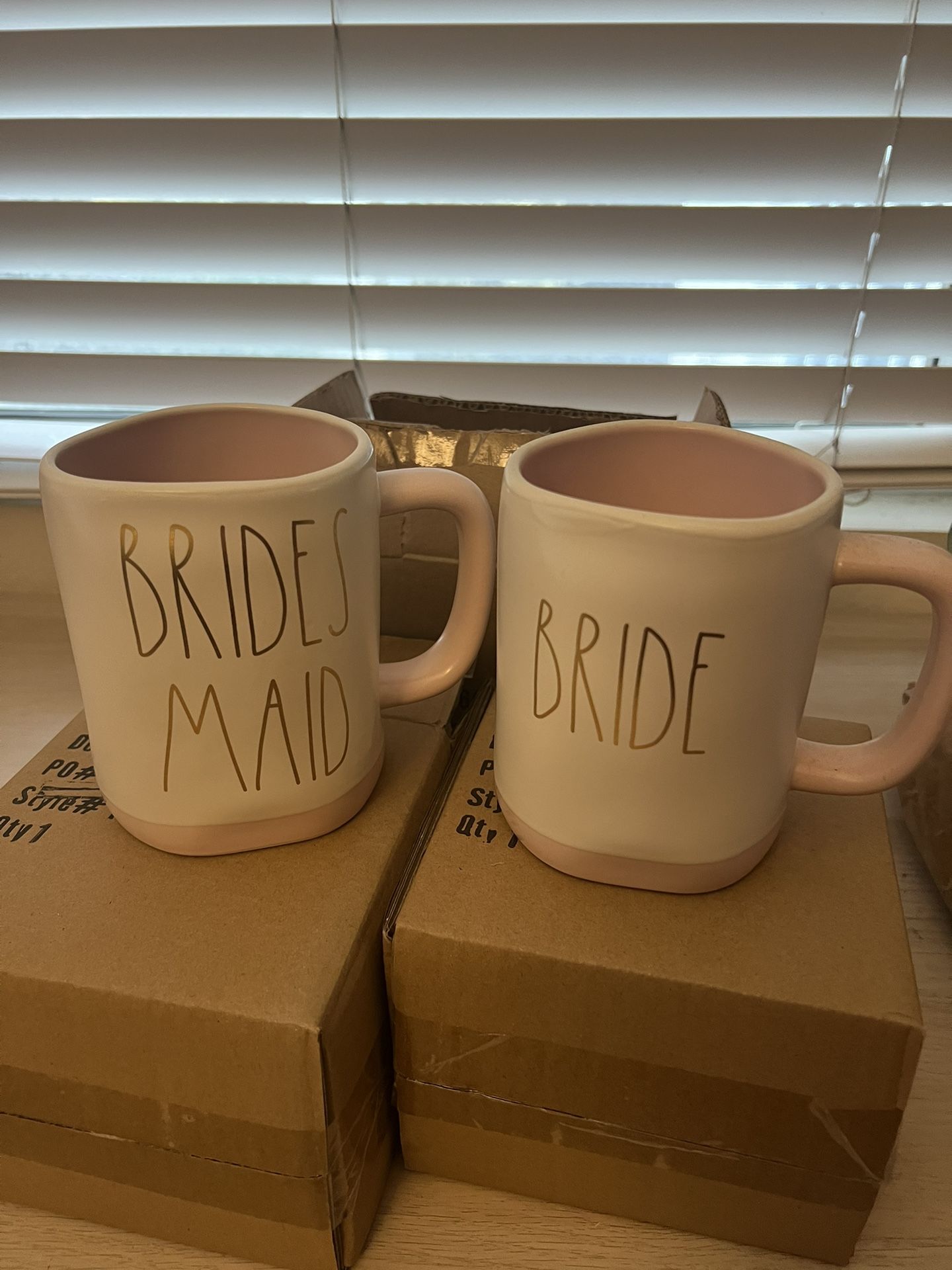 Rae Dunn Bride And Bridesmaid Mugs
