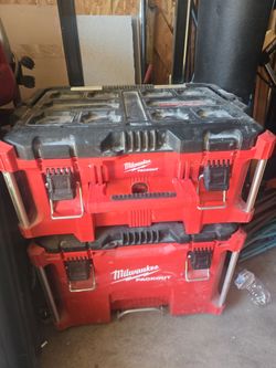 Milwaukee Packout Tool Box Stack (2 Units)
