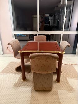 Table 4 chairs