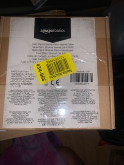 AmazonBasics RJ45 Cat-6 Ethernet Patch Cable