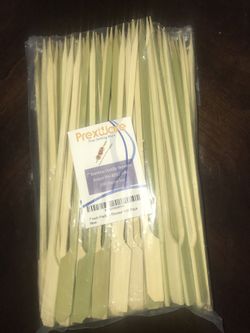 Bamboo paddle skewers