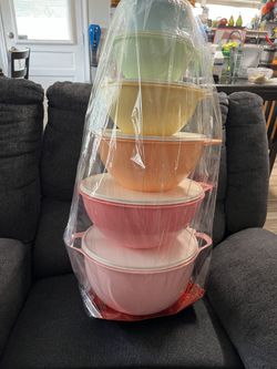 Vendo 6 Tazones De Tupper Ware Nuevos 