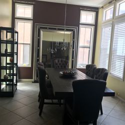 Large Dining Table And Chairs