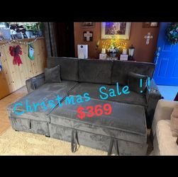 Black Corduroy sectional sofa