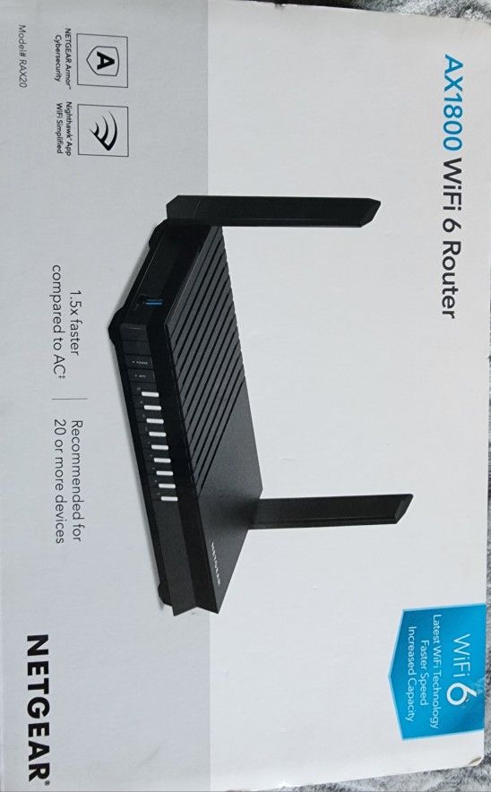 Netgear Ax1800 WiFi 6 Router