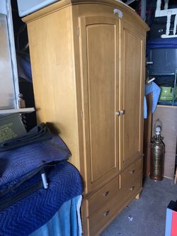 Ethan Allen large wood cabinet