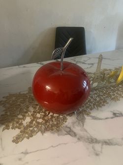 Rosemary Abstract Buffed and Red Large Apple
