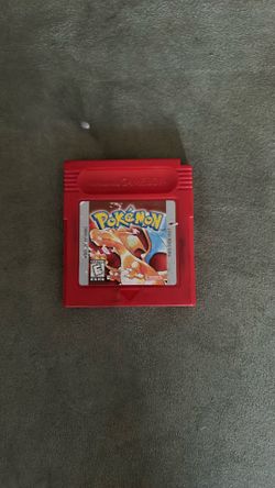 Gameboy game Pokemon red