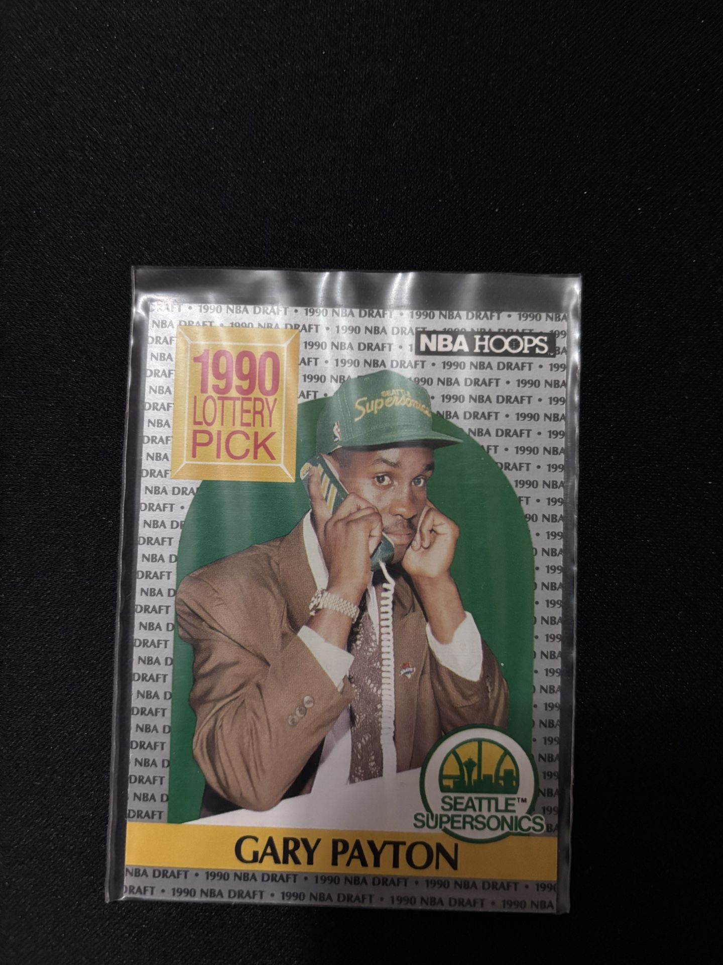 1990 Lottery Pick NBA Hoops Gary Payton Card