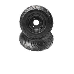2pc 13/5.0-6 Tubeless Tires with Rims