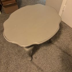 Gray Side Table