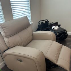 Beige Color Sectional Recliners 