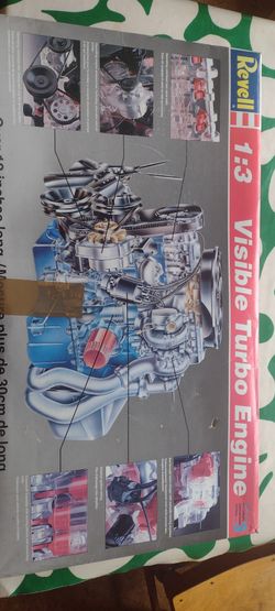 Revell 1/3rd Scale Turbo Motor Model,New