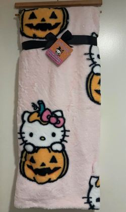Hello Kitty Halloween Faux fur blanket