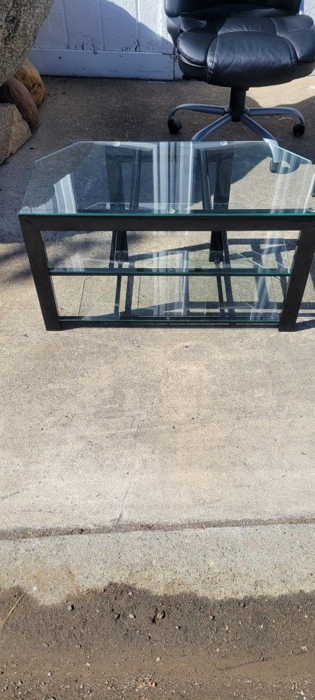 Glass TV Stand 