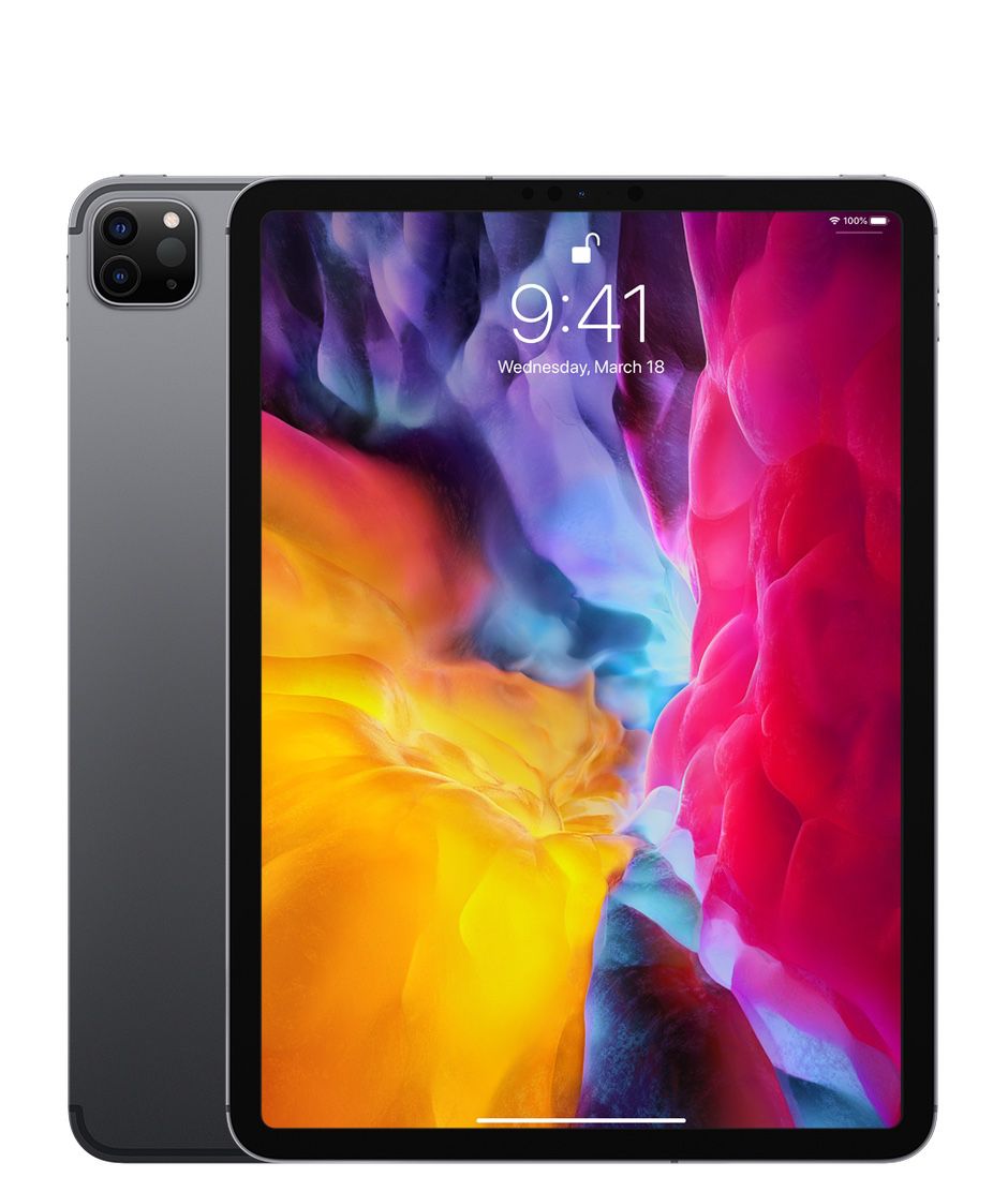  2020 Apple 11-inch iPad Pro Wi-Fi + Cellular 128GB - Space Gray