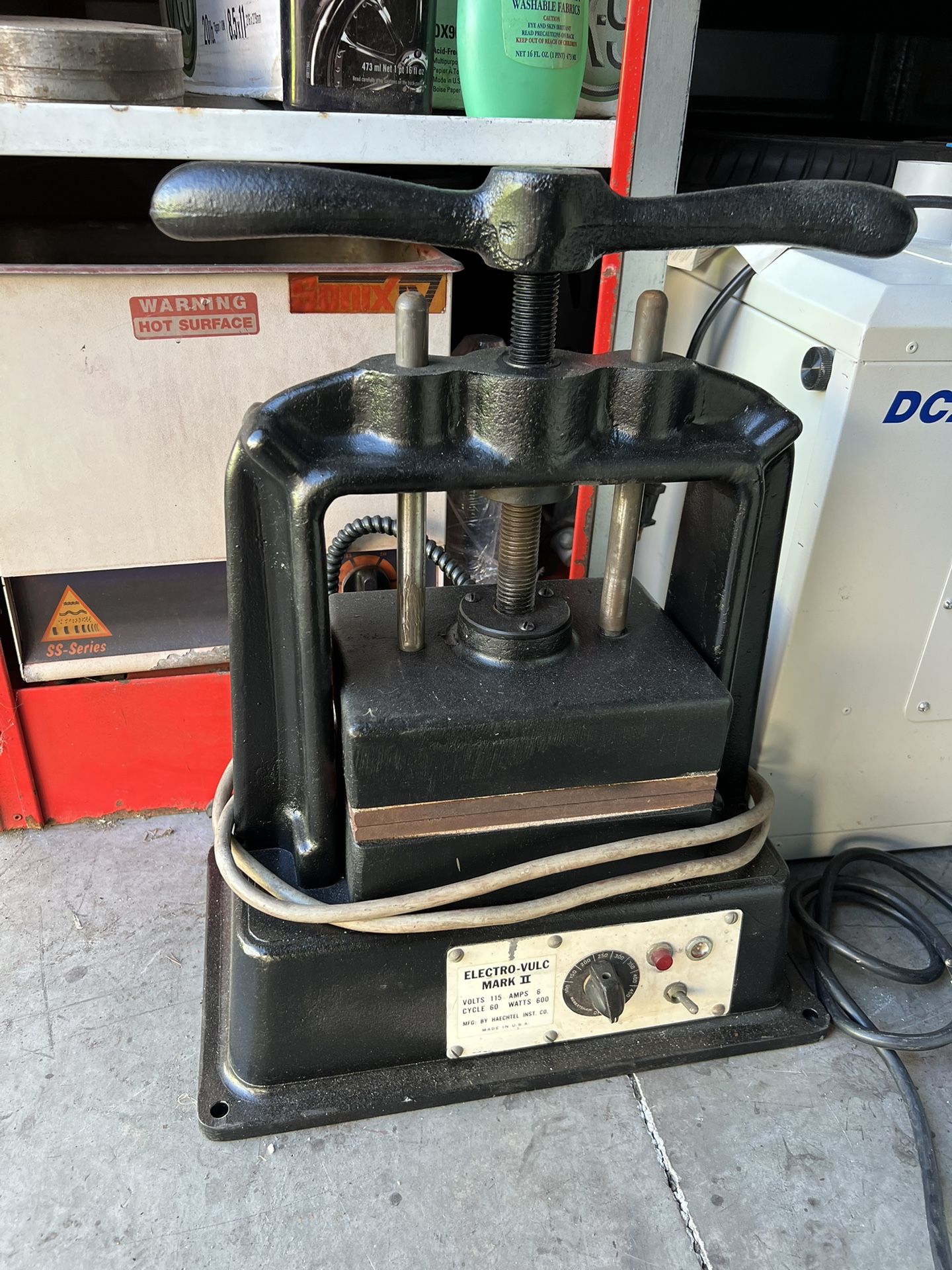 ELECTRO-VULC MARK II, RUBBER MOLD MAKING VULCANIZER 
