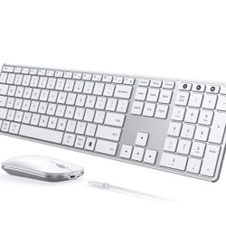 Wireless Bluetooth Keyboard and Mouse Combo