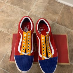 Vans Multi Color Corduroy Size 11.5 