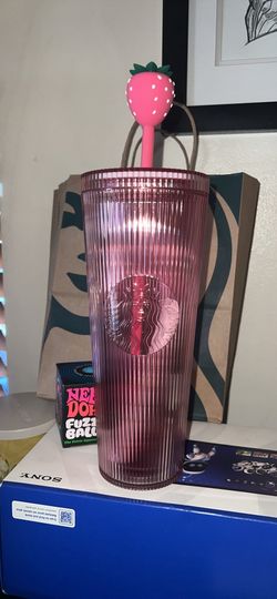 Starbucks strawberry tumbler