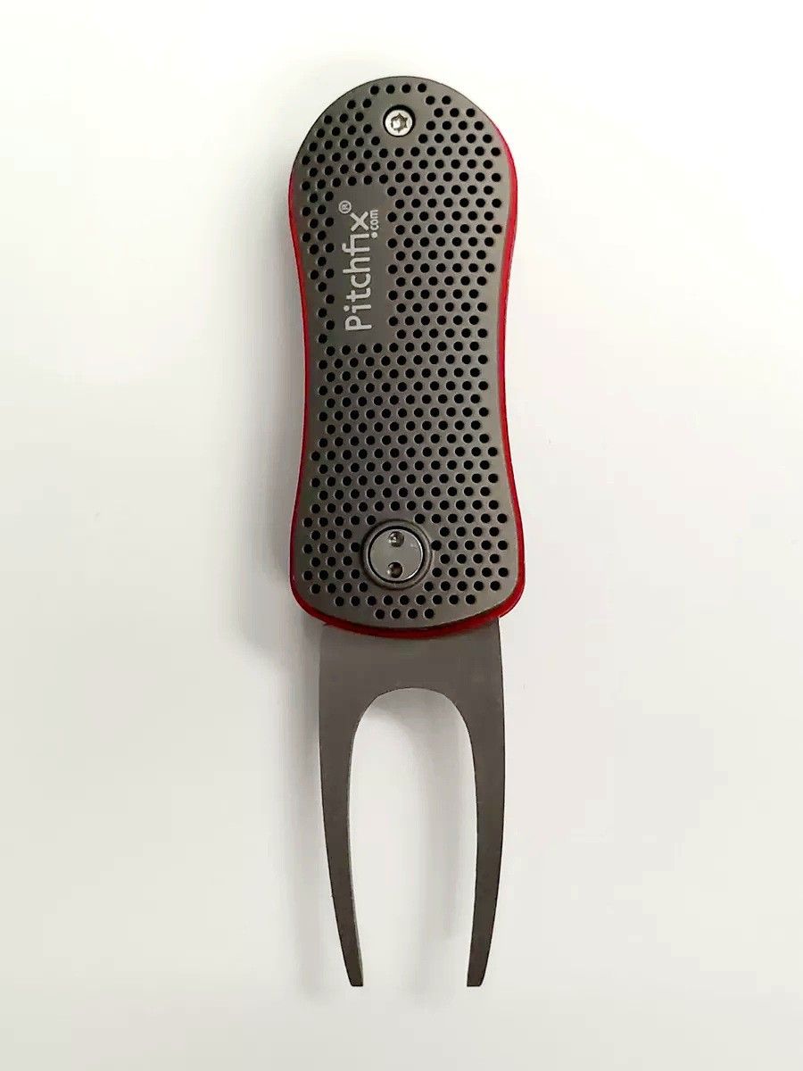 New Switchblade Golf Divot Tool w Ball Marker Golfing Ball Clubs