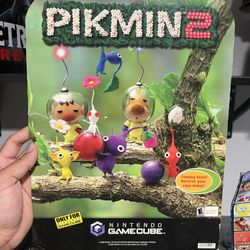 Pikmin 2 Standee GameCube Vintage Rare