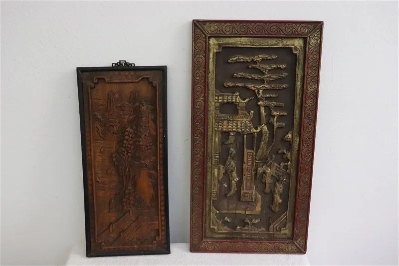 Chinese Wood Carved Panels