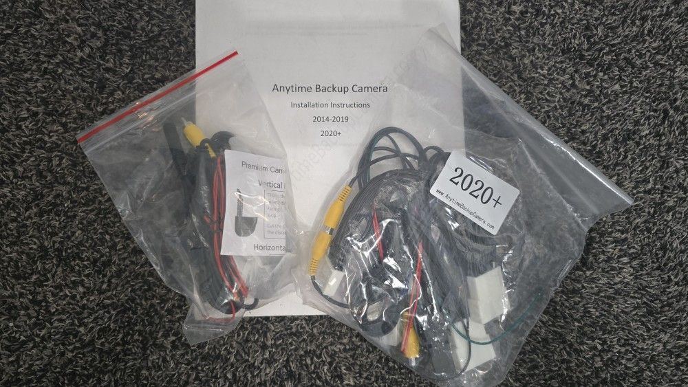 Toyota 2020+ Anytime Backup Camera (Front Camera Included)