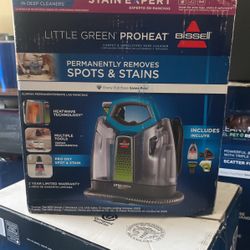 Little green Pro heat permanently removed spots and stain