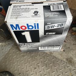 Mobile 1 5/20 full synthetic motor oil 6 qts