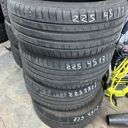 225/45/17 Used Set Of Tires