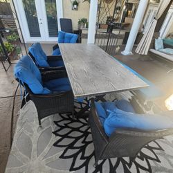 Patio Set Table Chairs Bench 