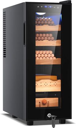TYLZA 35L FM35CH LARGE Electric Humidor Cigar Humidor with Temperature & humidity