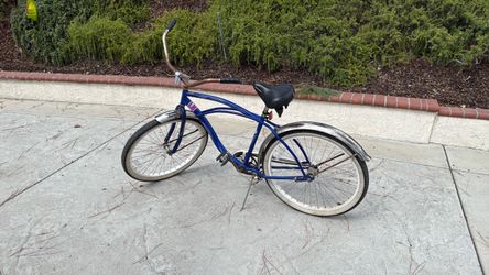 Schwinn Legacy Blue Beach Cruiser Bicycle