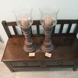 Rustic Candleholders by Uttermost