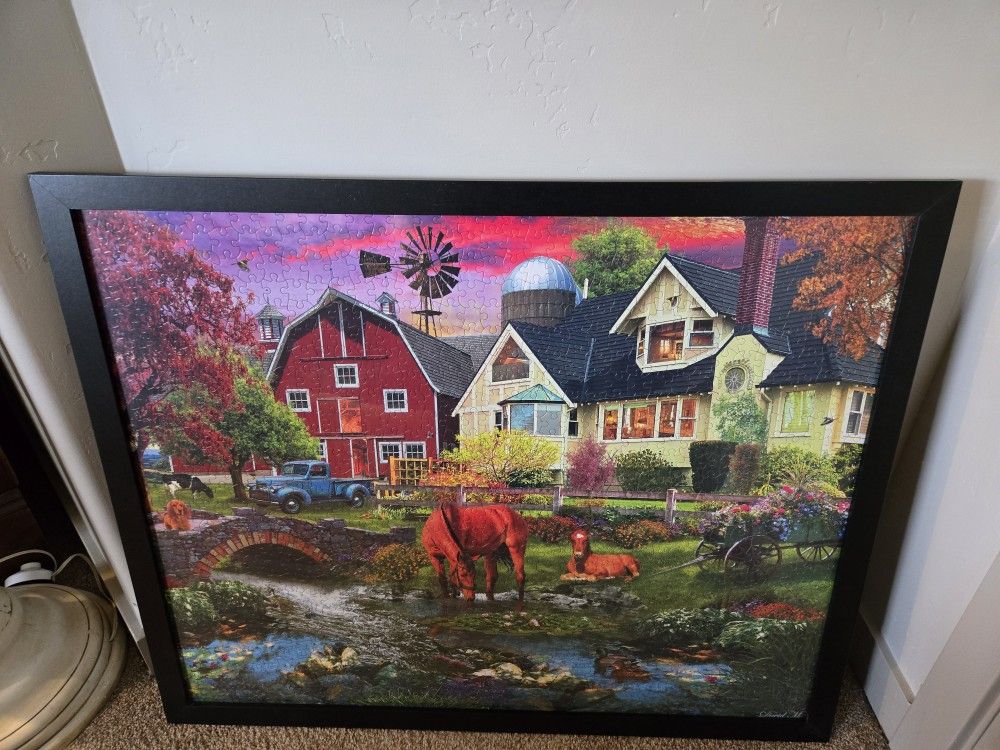 David Maclean Frammed Puzzle 30x24.