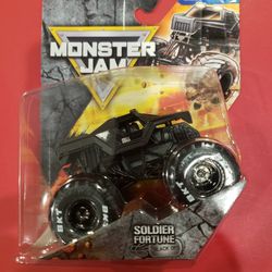 MONSTER JAM "SOLDIER FORTUNE BLACK OPS" Series 42, Arena Favorites, 1/64 Scale, VHTF