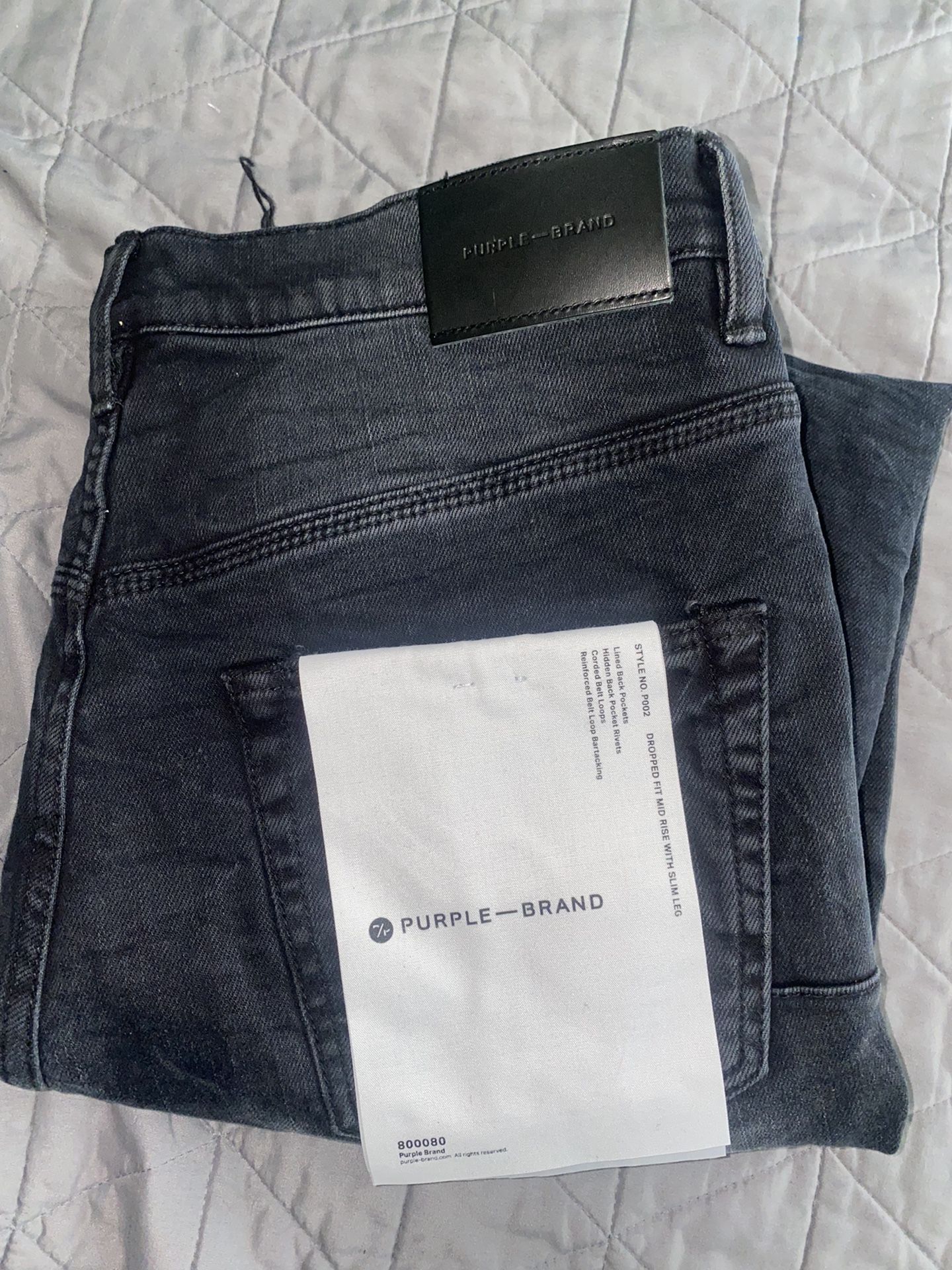 Mens Purple Jeans Size 31