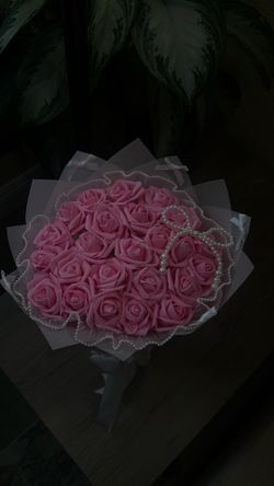 dark pink bouquet