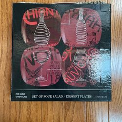 Oneida Set Of 4 Salad/Dessert Plates