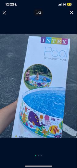 BRAND NEW 6ft Wide Snapper Kids Swimming Pool