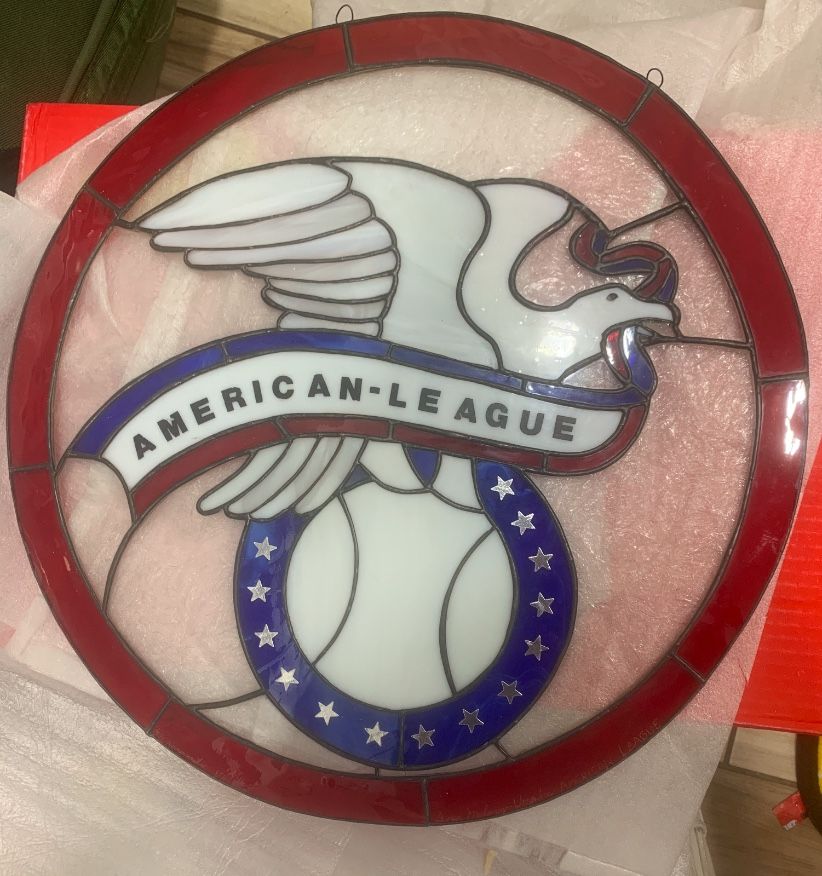 Stained Glass- Made For MLB Umpire # Out Of 19