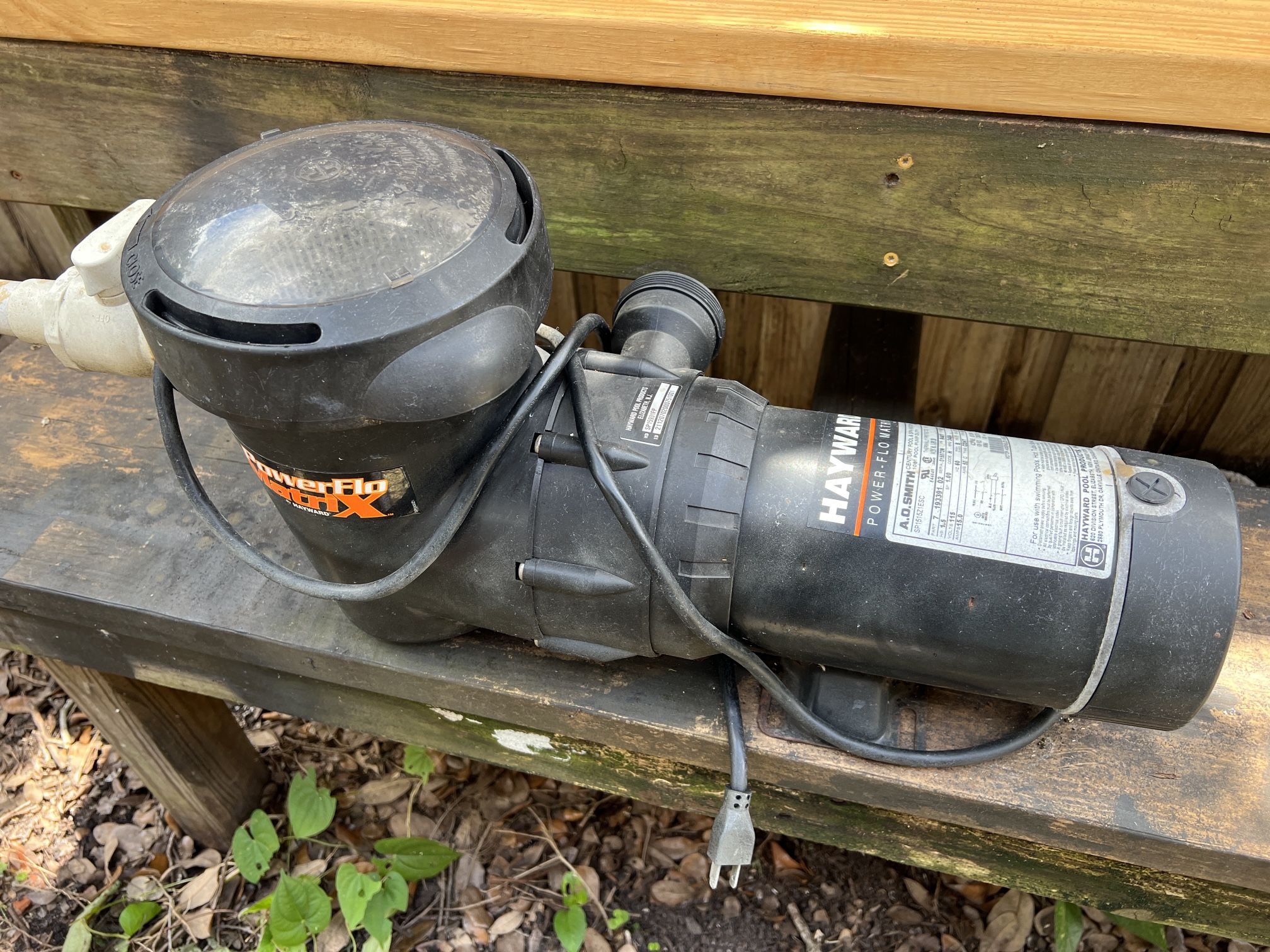 Pool Pump 1.5HP 115VAC For Above Ground Pool
