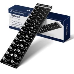 AspireArtisans Thread Checker, Bolt and Nut Identifier Gauge, Bolt and Screw Size Thread Gauge, Nut and Bolt Thread Checker Standard and Metric with A