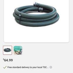 Water Pump Suction Hose 2in X 20 Ft